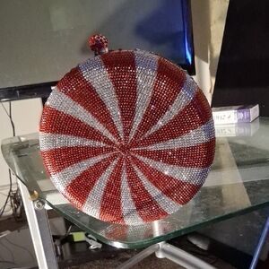 Red and Silver Clutch